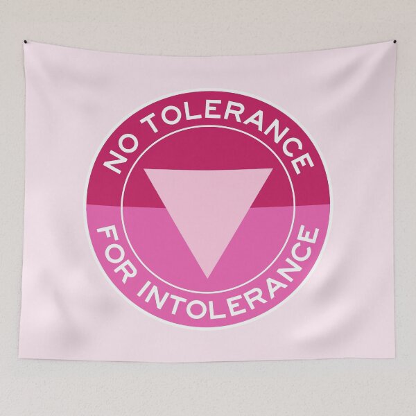 Item preview, No Tolerance for Intolerance - Stonewall Triangle designed and sold by voltzandvoices.