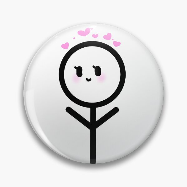 Aperçu de l'œuvre Stickman avec coeurs créée et vendue par Sushiitz.
