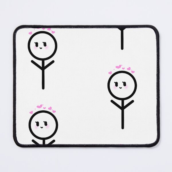 Item preview, stickman with hearts designed and sold by Sushiitz.