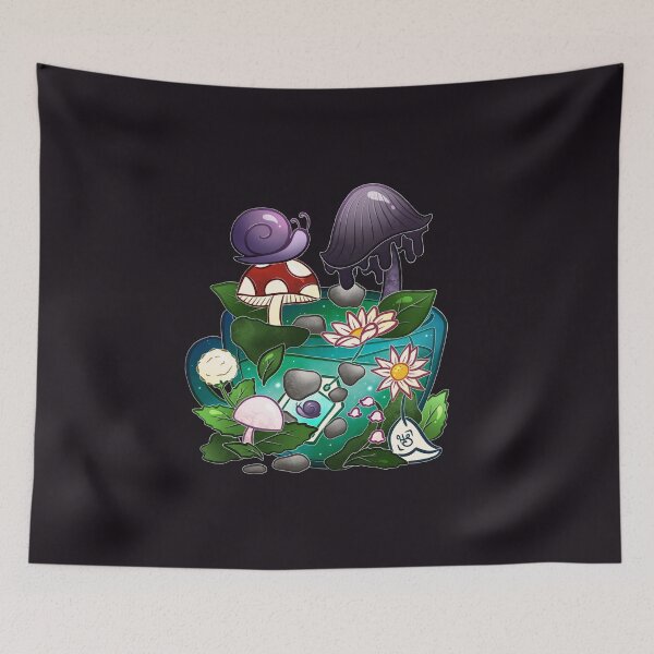 Item preview, Mushroom Fairy Garden Teacup designed and sold by heysoleilart.
