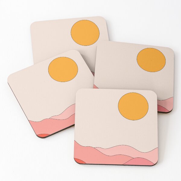 Item preview, 70s Landscape Pink and Orange designed and sold by Kristie Ryder.