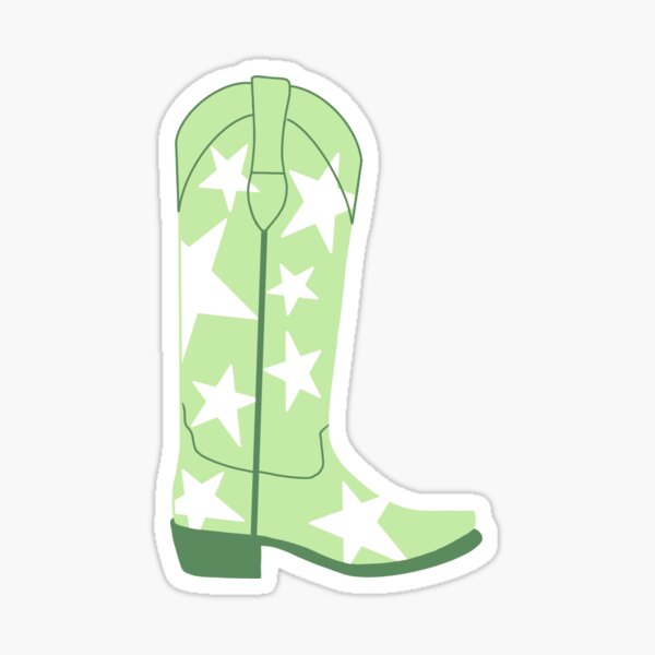 Green 2024 cowgirl boots