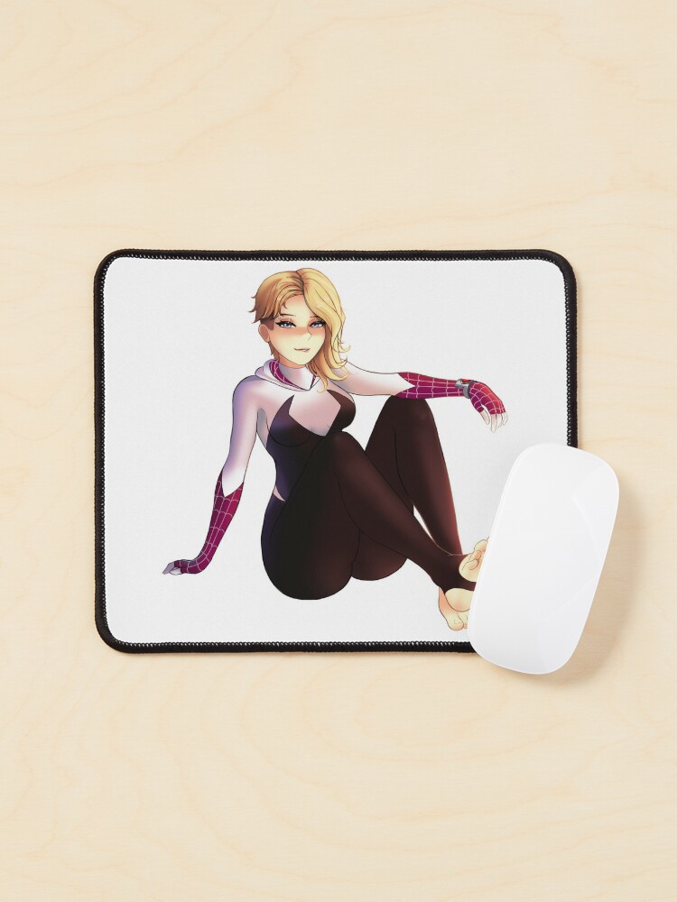 SpiderGwen Mouse Pad by MystYHW