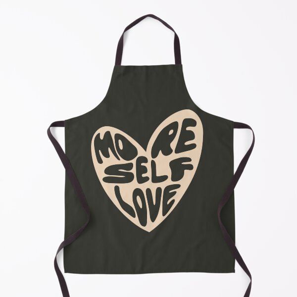 Item preview, More Self Love Heart - Groovy Melted Font - Beige and Black designed and sold by bykirstco.