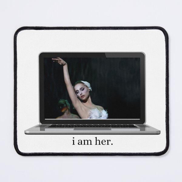 Item preview, I AM HER - BLACK SWAN LAPTOP SCREEN designed and sold by littlerotten thing.