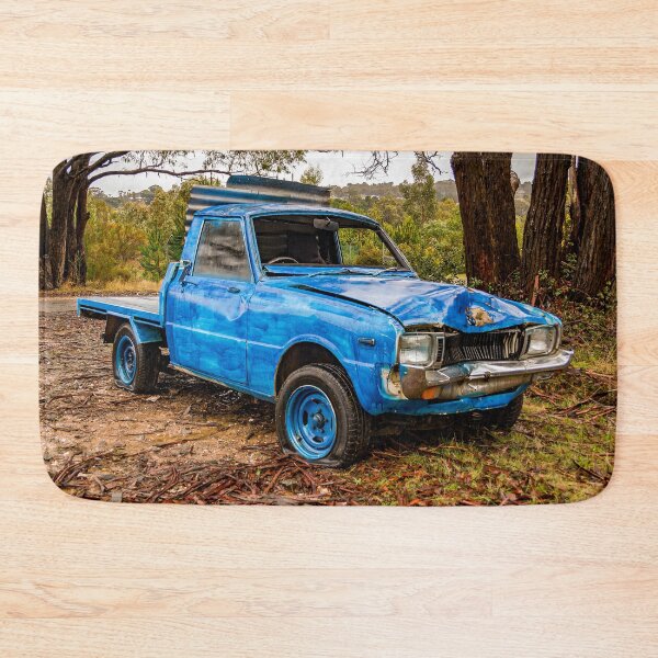 Item preview, Abandoned blue vintage utility truck decaying with time designed and sold by James-Cole.