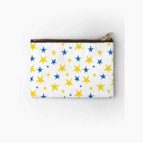 Item preview, Ukrainian flag colors pattern with stars designed and sold by SolArt88.