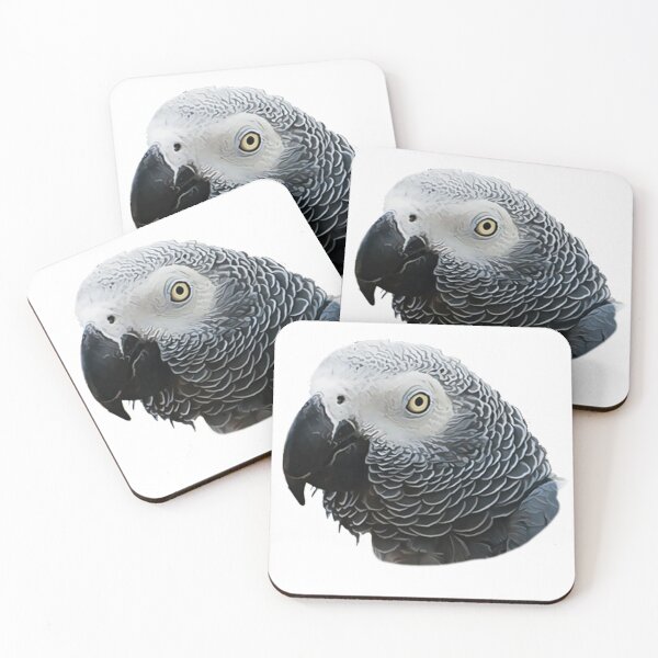 Item preview, Cute African Gray Parrot designed and sold by BirbFriends.