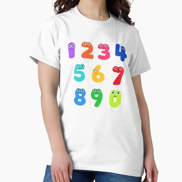 Vista previa del artículo con la obra «Ilustraciones de Numberjacks de Cbeebies», diseñado y vendido por Phoebestorm.