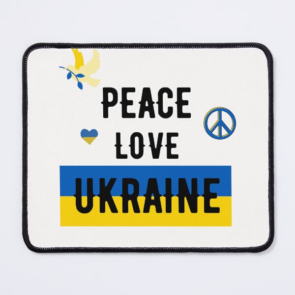 Item preview, PEACE LOVE AND UKRAINE designed and sold by JAdotdotDesigns.
