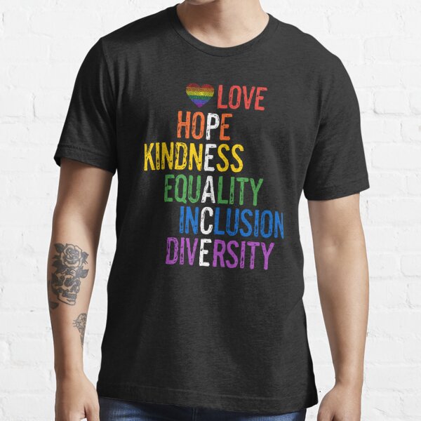 : Equal Rights Quote Love Peace Equality Kindness Inclusion Pullover  Hoodie : Clothing, Shoes & Jewelry