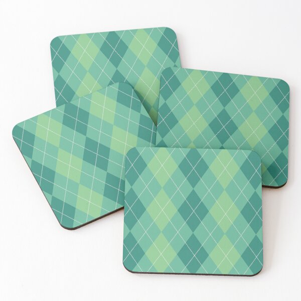 Artikelvorschau, Argyle Plaid Print Grün entworfen und verkauft von ChantalDesign.