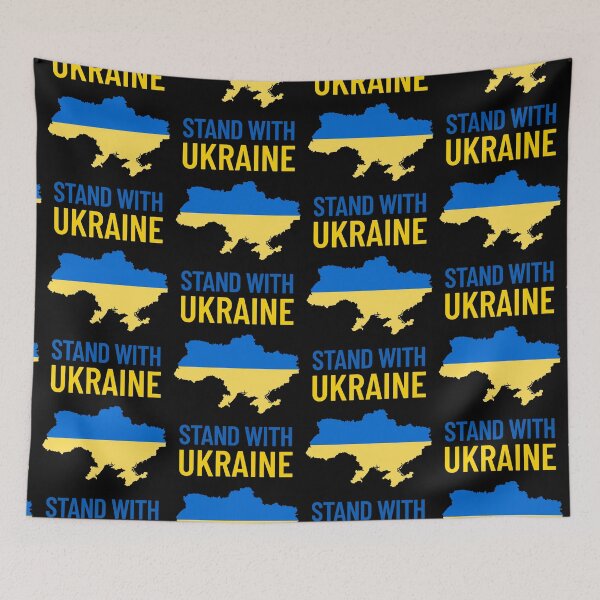 Item preview, I Stand With Ukraine Be Strong Ukraine designed and sold by WoodburyLake.
