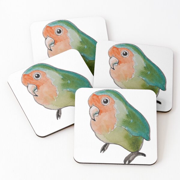 Artikelvorschau, Aggie der Lovebird entworfen und verkauft von Allison Campbell.