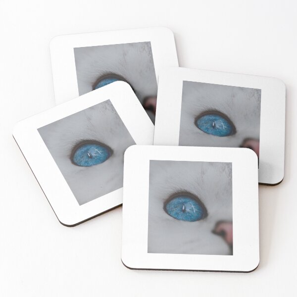 Item preview, Blue eye of a white cat designed and sold by Rashkin.
