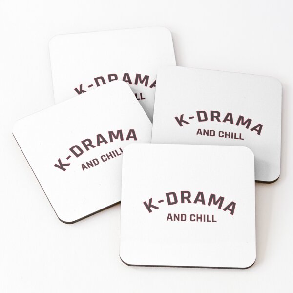 Item preview, KDrama And Chill - kdramas and chill - kdrama quote designed and sold by MOONINSPIRATION.