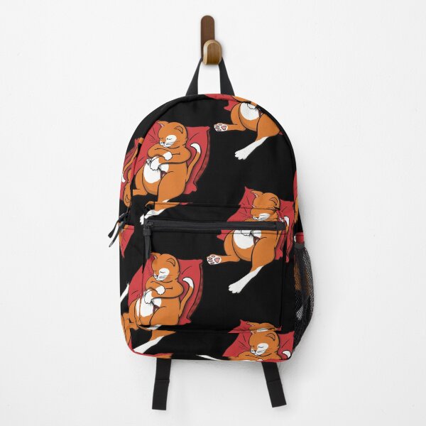 Item preview, The Ginger cat sleeping after having eaten a fish designed and sold by marina63.