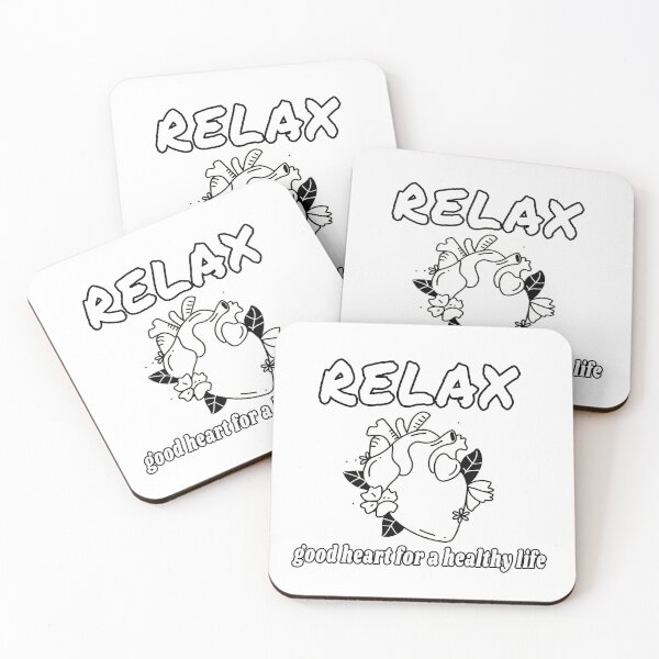 Item preview, relax big heart for a healthy life designed and sold by Tiziza.