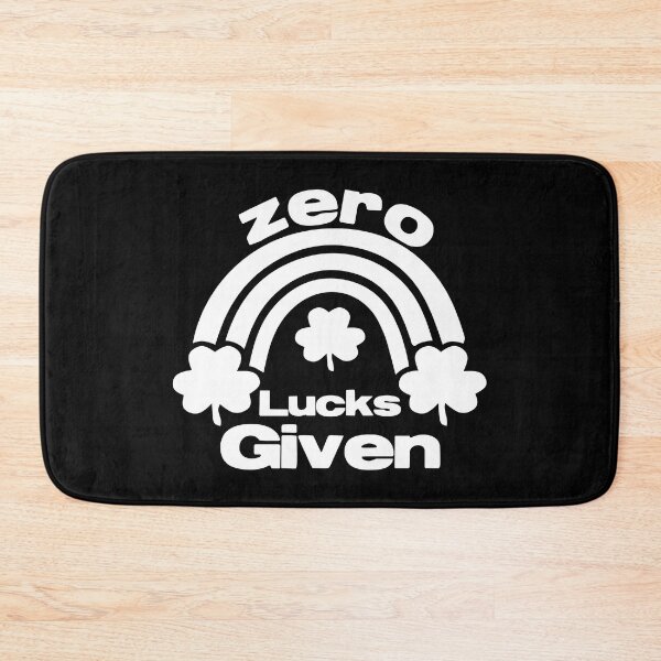 Item preview, Zero Lucks Given, Saint Patricks Rainbow Mug, leprechaun shamrock T-shirt and Pin button designed and sold by Eddyed.