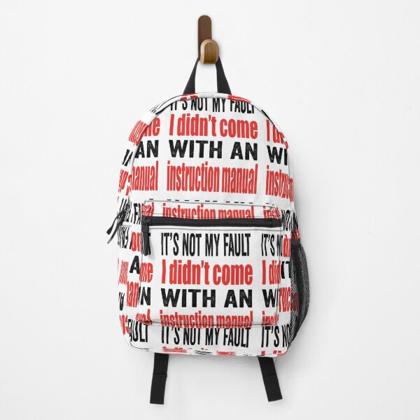 Item preview, It’s not my fault I didn’t come with an instruction manual. designed and sold by TJHstudio.