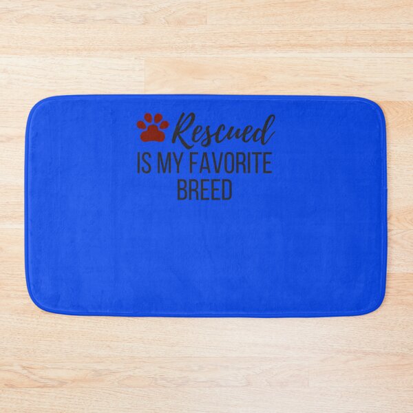 Item preview, Rescued is My Favorite Breed Sticker designed and sold by StefanAHeinze.