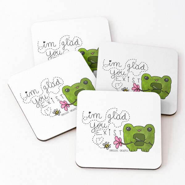 Item preview, Positivity Frog (light surfaces) designed and sold by ChrissieCreates.