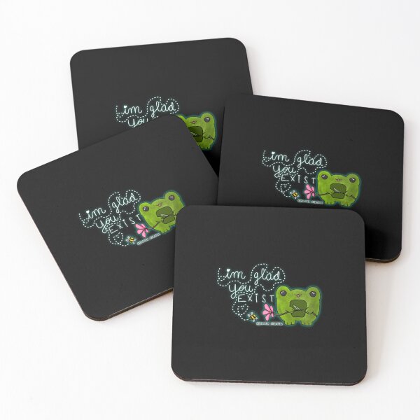 Item preview, Positivity Frog (dark surfaces) designed and sold by ChrissieCreates.
