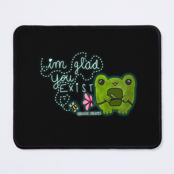 Item preview, Positivity Frog (dark surfaces) designed and sold by ChrissieCreates.