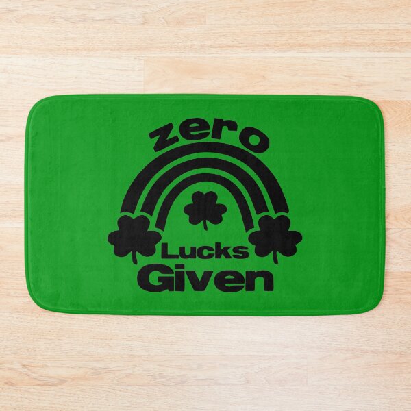 Item preview, Zero Lucks Given, Saint Patricks Rainbow Mug,Funny fourleaf clover T-shirt and Pin button designed and sold by Eddyed.