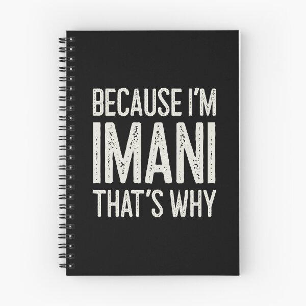 Item preview, Because I’m Imani That’s Why Funny Personalized Name designed and sold by MariosNydras.