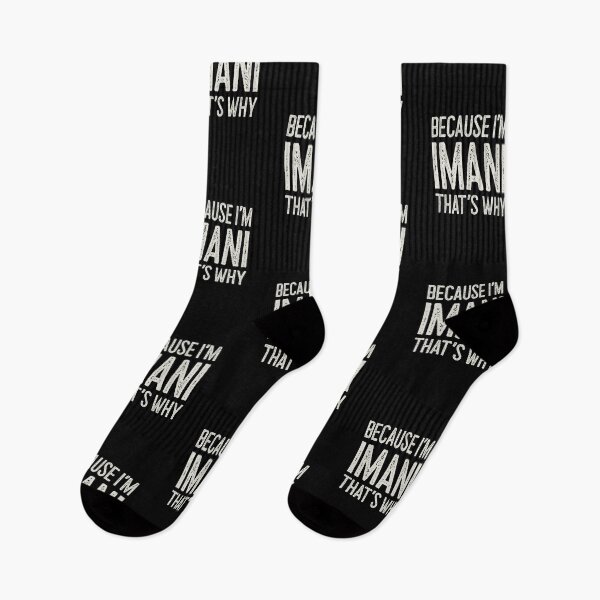 Item preview, Because I’m Imani That’s Why Funny Personalized Name designed and sold by MariosNydras.