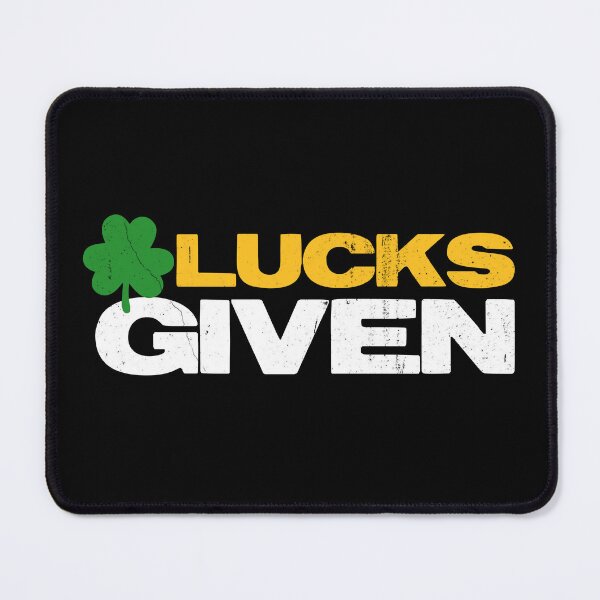 Item preview, Zero Lucks Given Retro, Saint Patricks Rainbow Mug, leprechaun shamrock T-shirt and Pin button designed and sold by Eddyed.