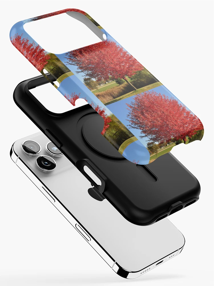Thumbnail 2 of 4, iPhone Case, Red Maple Tree designed and sold by DesignMore21.