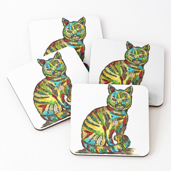 Item preview, Colorful Cat designed and sold by monicamaia.