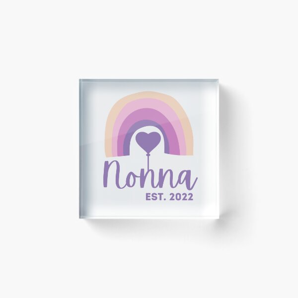 Item preview, Nonna Est 2022 | Nonna Rainbow | Nonna Balloon Shirt designed and sold by Presto Prints Design.