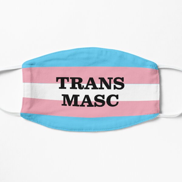 Trans Masc Flat Mask