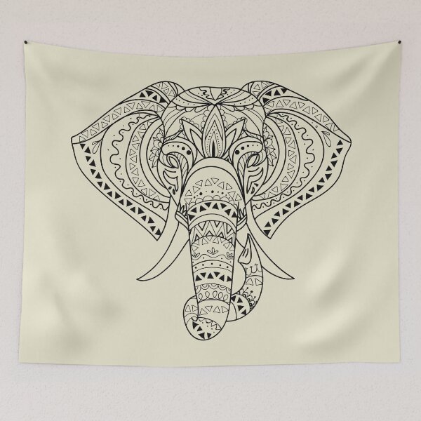 Item preview, Ethnic Elephant designed and sold by nikithaprashd.
