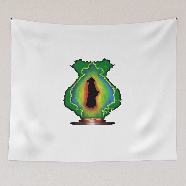 Item preview, Vietnam map designed and sold by davidfraser.