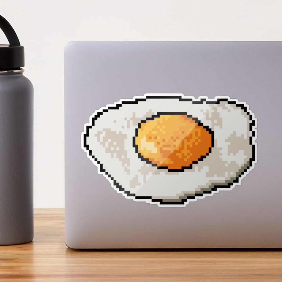 Aytees Pixel Art Fried Egg