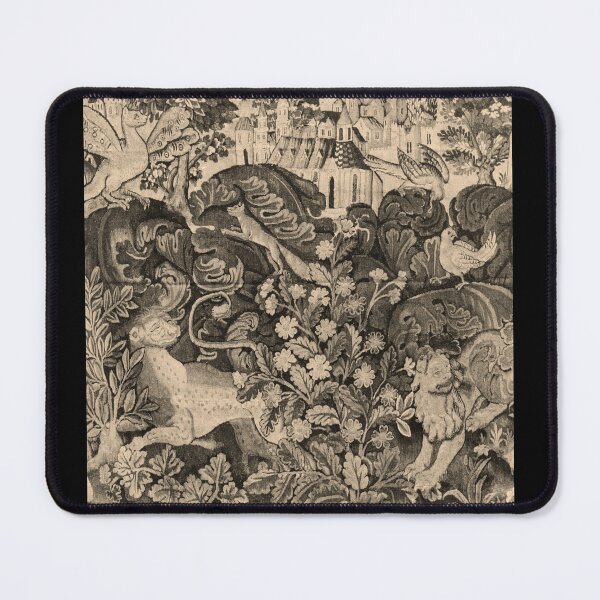 Item preview, Verdure With Animals And Landscapes 1600 Flemish Tapestry Design designed and sold by EarthArtDesigns.