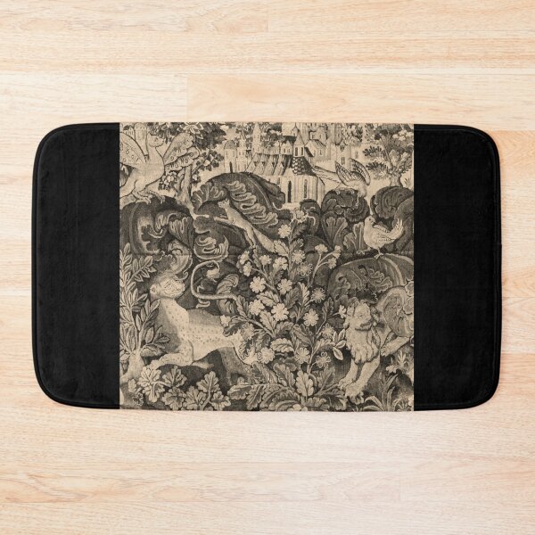 Item preview, Verdure With Animals And Landscapes 1600 Flemish Tapestry Design designed and sold by EarthArtDesigns.