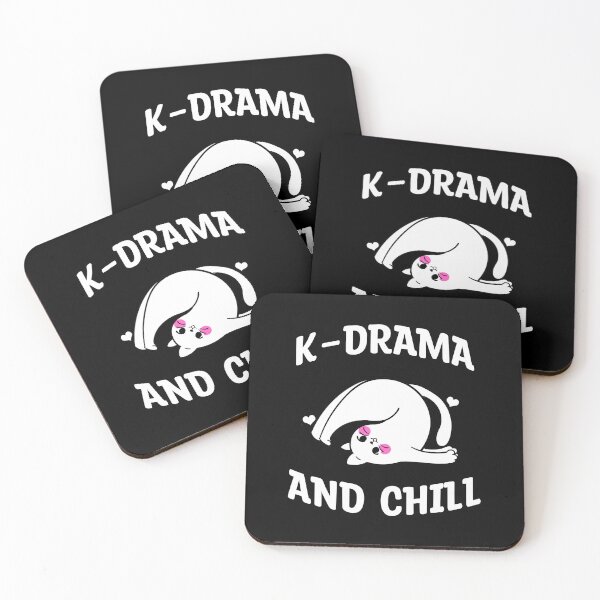 Item preview, KDrama And Chill - kdramas and chill - kdrama quote designed and sold by MOONINSPIRATION.