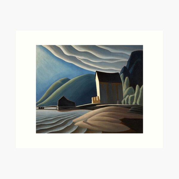 Ice House, Coldwell, Lake Superior by Lawren Harris Art Print