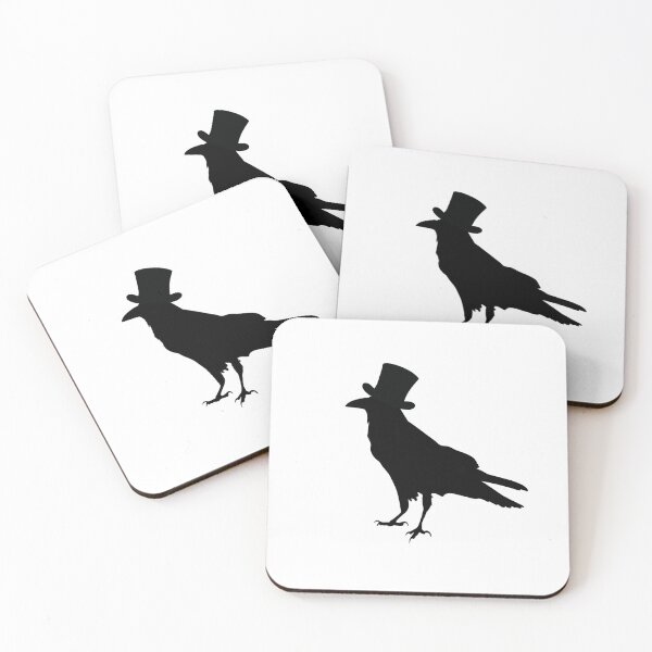 Item preview, Crow | Raven | Crow Hat | Crow Top Hat  designed and sold by Presto Prints Design.