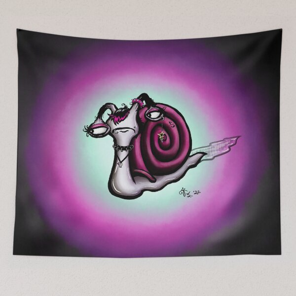 Item preview, Silas the Emo Snail designed and sold by TheoWren.