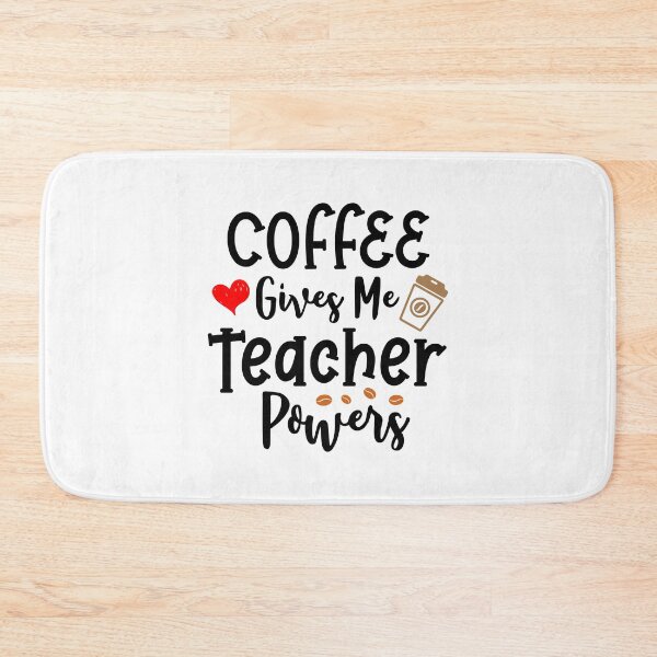 Item preview, Coffee Gives Me Teacher Powers designed and sold by AuroraApparel.
