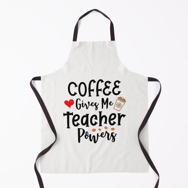 Item preview, Coffee Gives Me Teacher Powers designed and sold by AuroraApparel.