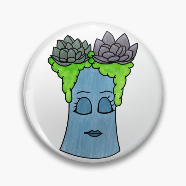 Item preview, Indifferent Pastel Blue Lady Succulent Flower Arrangement designed and sold by succy-arts.