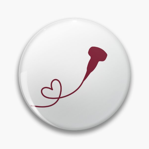 Item preview, Ultrasound /Sonographer probe heart loop designed and sold by designbyliz.