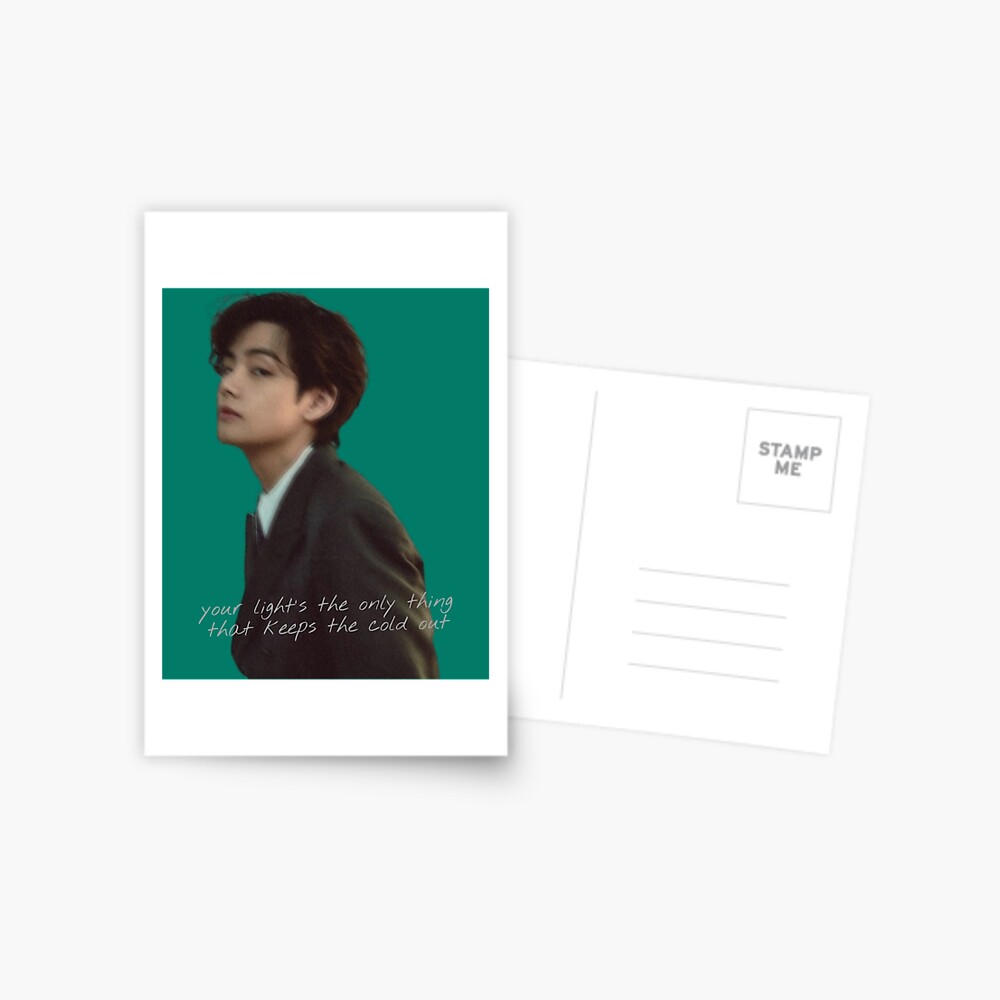 "BTS V Kim Taehyung Christmas Tree Our Beloved Summer " Postcard by